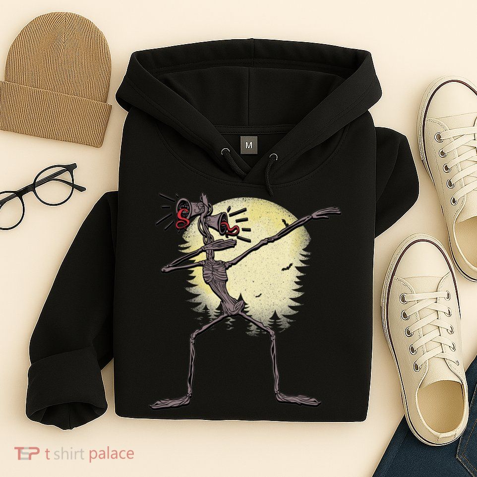 Scary Siren Head Monster Dabbing Hoodie