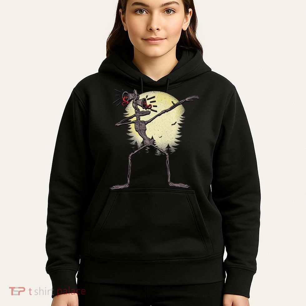 Scary Siren Head Monster Dabbing Hoodie