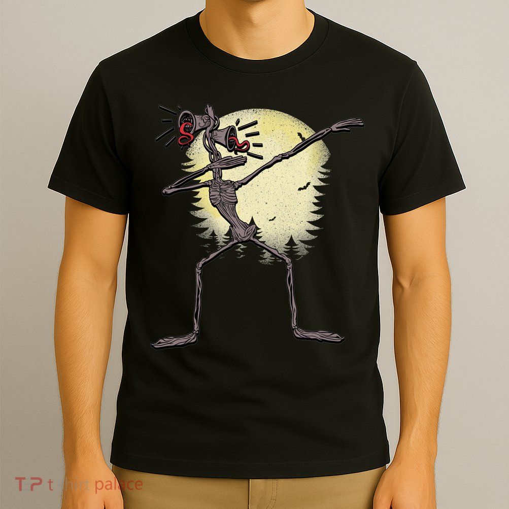 Scary Siren Head Monster Dabbing T-Shirt