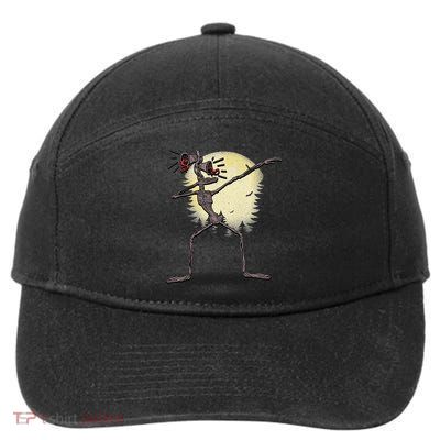 Scary Siren Head Monster Dabbing 7-Panel Snapback Hat