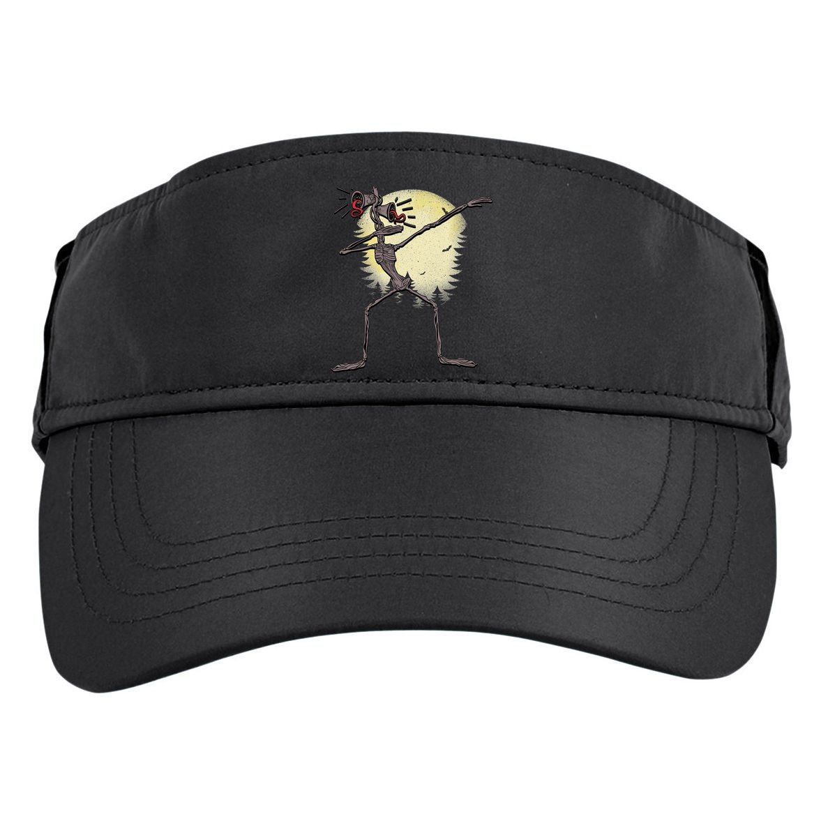 Scary Siren Head Monster Dabbing Adult Drive Performance Visor