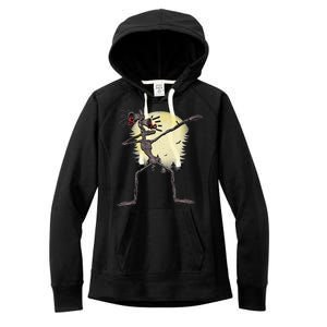 Scary Siren Head Monster Dabbing Women's Fleece Hoodie