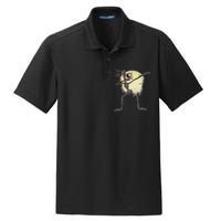 Scary Siren Head Monster Dabbing Dry Zone Grid Polo