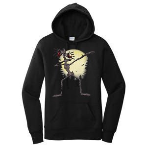 Scary Siren Head Monster Dabbing Women's Pullover Hoodie