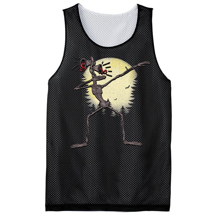 Scary Siren Head Monster Dabbing Mesh Reversible Basketball Jersey Tank