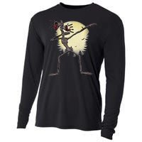 Scary Siren Head Monster Dabbing Cooling Performance Long Sleeve Crew