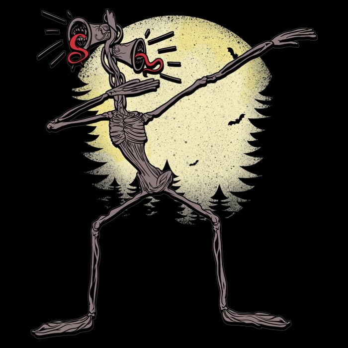 Scary Siren Head Monster Dabbing Premium T-Shirt