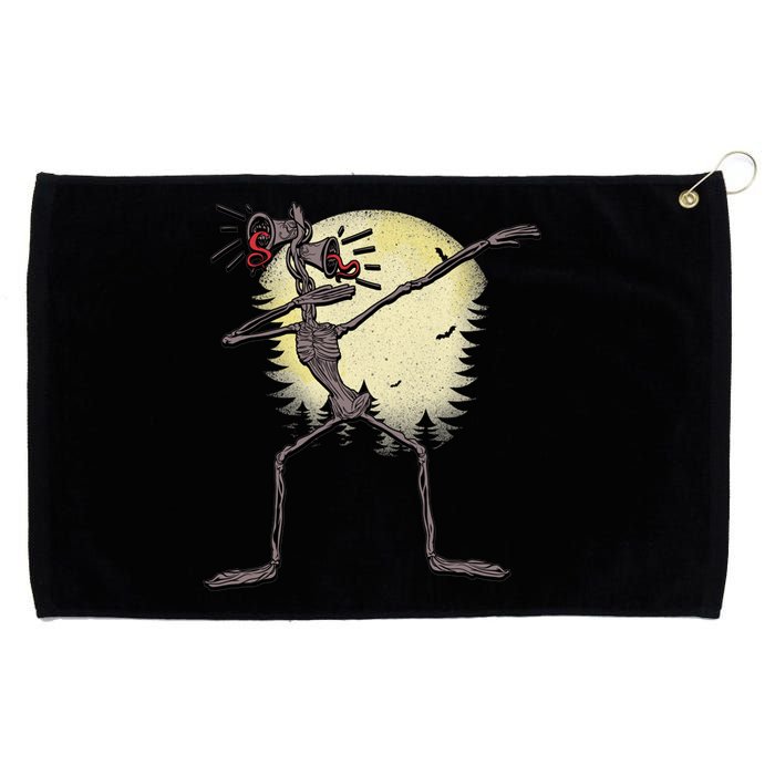 Scary Siren Head Monster Dabbing Grommeted Golf Towel