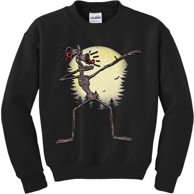 Scary Siren Head Monster Dabbing Kids Sweatshirt