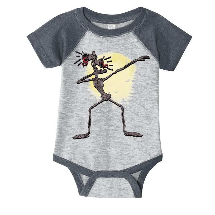 Scary Siren Head Monster Dabbing Infant Baby Jersey Bodysuit