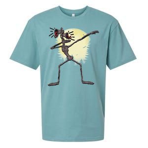 Scary Siren Head Monster Dabbing Sueded Cloud Jersey T-Shirt