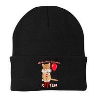 Scary We All Meow Down Here Clown Cat Kitten Beanie