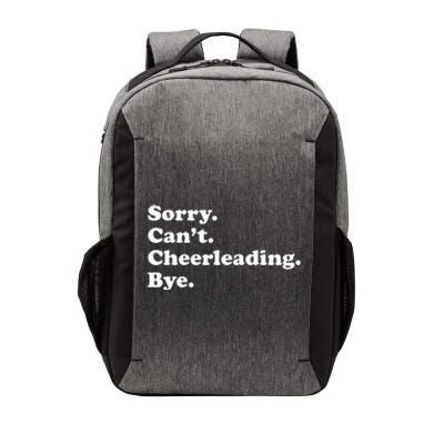 Sorry Can't Bye Funny Cheerleading mom Vector Backpack