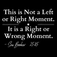 Senator Cory Booker This Is Not A Left Or Right Moment T-Shirt
