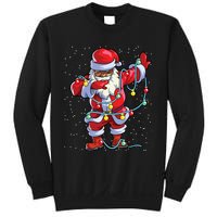 Santa Claus Black Christmas Afro African American Xmas Sweatshirt