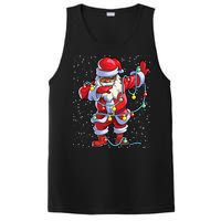 Santa Claus Black Christmas Afro African American Xmas PosiCharge Competitor Tank