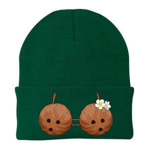 Summer Coconut Bra Halloween Costume Hawaii Aloha Beach Knit Cap Winter Beanie