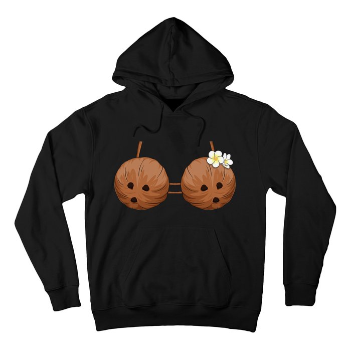 Summer Coconut Bra Halloween Costume Hawaii Aloha Beach Hoodie