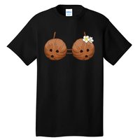 Summer Coconut Bra Halloween Costume Hawaii Aloha Beach Tall T-Shirt