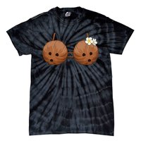 Summer Coconut Bra Halloween Costume Hawaii Aloha Beach Tie-Dye T-Shirt