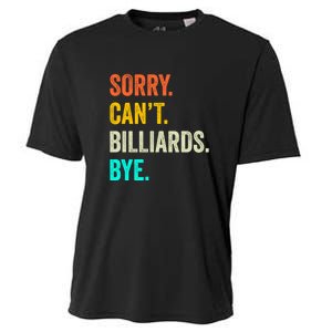 Sorry Can't Billiards Bye Billiards Dad Gift For Father’s Day Cooling Performance Crew T-Shirt