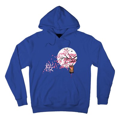 Sakura 桜 Cherry Blossom Japanese Graphical Art Flower Cool Gift Hoodie