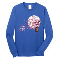 Sakura 桜 Cherry Blossom Japanese Graphical Art Flower Cool Gift Long Sleeve Shirt