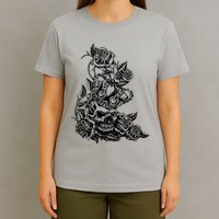 Skull Crown Biker Skull Gothic Heavy Metal T-Shirt
