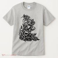 Skull Crown Biker Skull Gothic Heavy Metal Tall T-Shirt