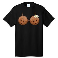 Summer Coconut Bra Halloween Costume Hawaii Aloha Beach Tall T-Shirt