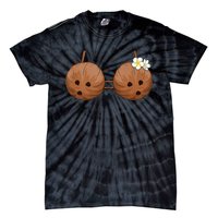 Summer Coconut Bra Halloween Costume Hawaii Aloha Beach Tie-Dye T-Shirt