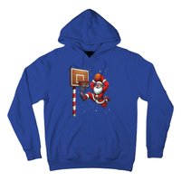 Santa Claus Basketball Player Christmas Snow Hoodie