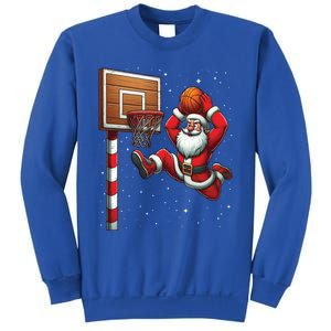 Santa Claus Basketball Player Christmas Snow Sweatshirt