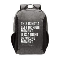 Senator Cory Booker This Is Not A Left Or Right Moment Vector Backpack