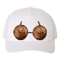 Summer Coconut Bra Halloween Costume Funny Outfit Yupoong Adult 5-Panel Trucker Hat