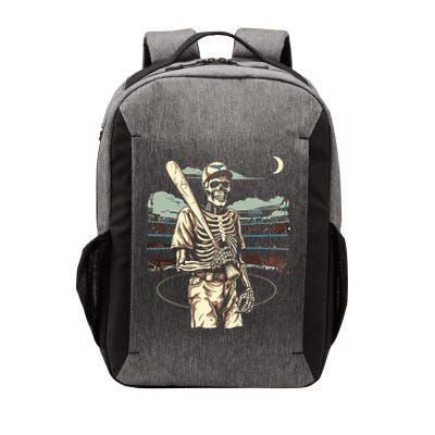 Spooky Creepy Baseball Skeleton Halloween Boy Vector Backpack