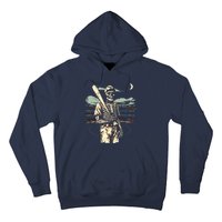 Spooky Creepy Baseball Skeleton Halloween Boy Hoodie