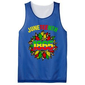 Sunflower Celebrates Black African American Juneteenth 1865 Gift Mesh Reversible Basketball Jersey Tank