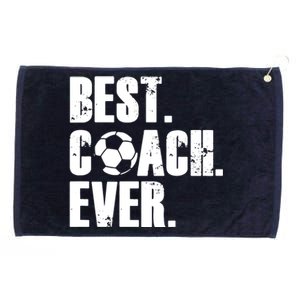 SOCCER COACH BEST COACH EVER SOCCER GIFT Grommeted Golf Towel