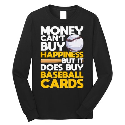 Sports Cards & Baseball Card Collector Long Sleeve Shirt