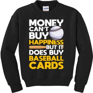 Sports Cards & Baseball Card Collector Kids Sweatshirt