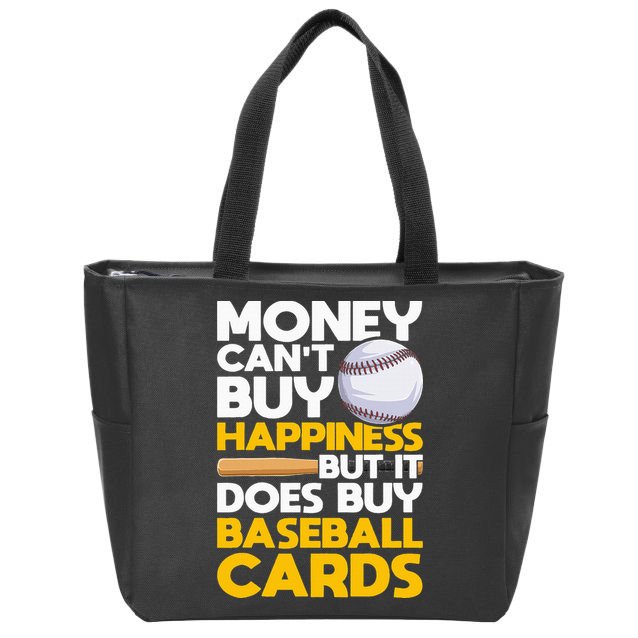 Sports Cards & Baseball Card Collector Zip Tote Bag