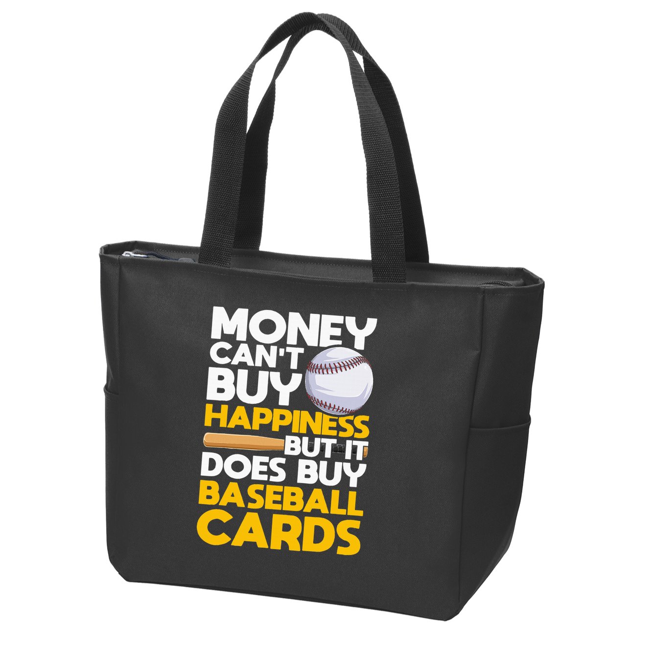 Sports Cards & Baseball Card Collector Zip Tote Bag