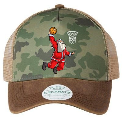 Santa Claus Basketball Superstar Christmas Family Pajamas Gift Legacy Tie Dye Trucker Hat