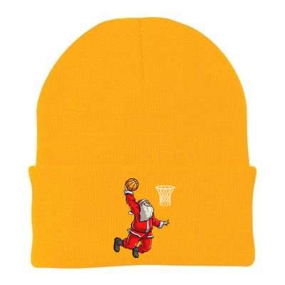 Santa Claus Basketball Superstar Christmas Family Pajamas Gift Knit Cap Winter Beanie