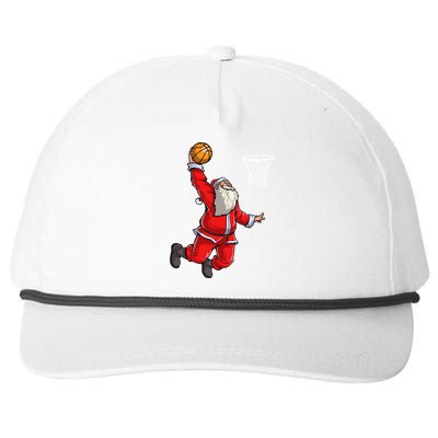 Santa Claus Basketball Superstar Christmas Family Pajamas Gift Snapback Five-Panel Rope Hat