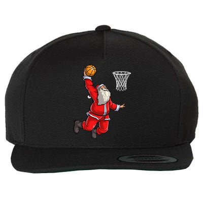 Santa Claus Basketball Superstar Christmas Family Pajamas Gift Wool Snapback Cap