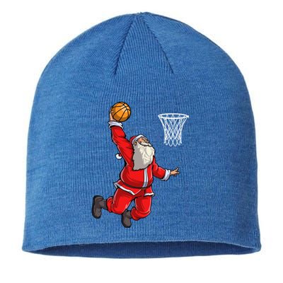 Santa Claus Basketball Superstar Christmas Family Pajamas Gift Sustainable Beanie