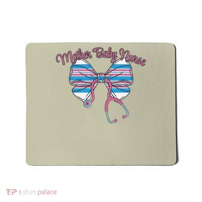 Stethoscope Coquette Bow Baby Blanket Mother Baby Nurse Mousepad