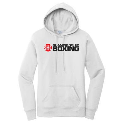 SHO Championship Boxing Logo Women's Pullover Hoodie